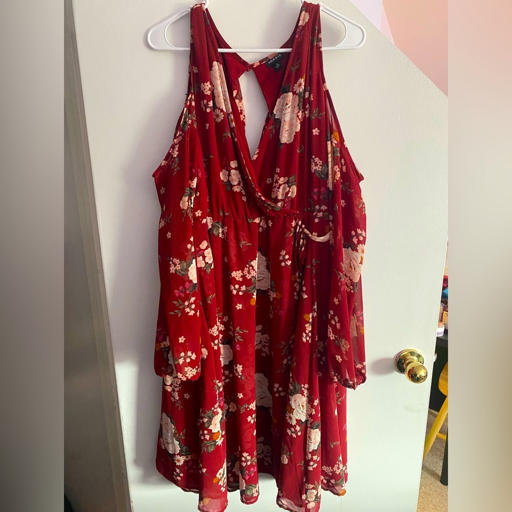 Cold shoulder dress